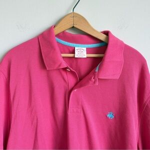 Brooks Brothers Men's Pink Performance Polo Shirt XXL